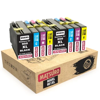 Sākotnējā Matsuro | Saderīgas rezerves tintes kasetnes HP 950XL 951XL 950 XL 951 XL